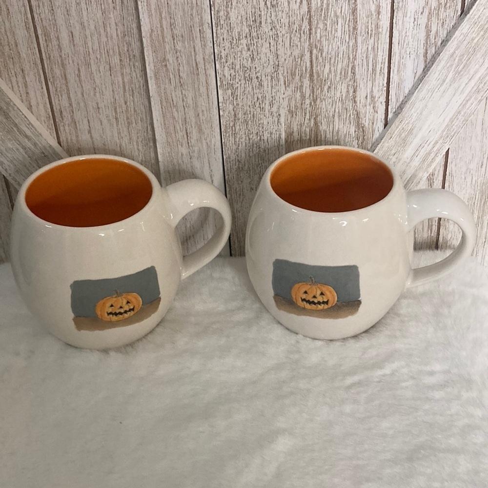 Rae Dunn Jack O Lantern Mugs